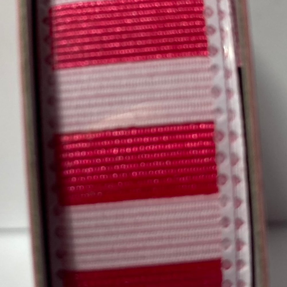Ribbed Pink Stripe Ribbon 4 Rolls Simply Spring